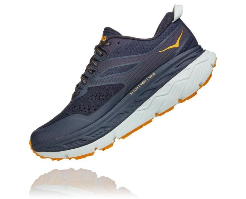 HOKA ONE ONE Stinson Atr 6 for Men Ombre Blue / Saffron