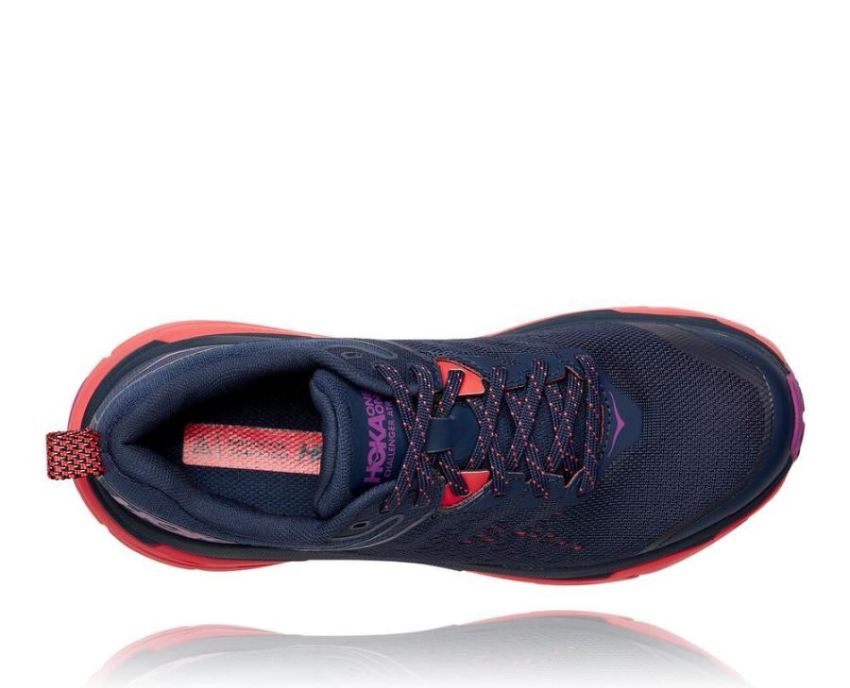 HOKA ONE ONE Challenger ATR 6 for Women Black Iris / Hot Coral