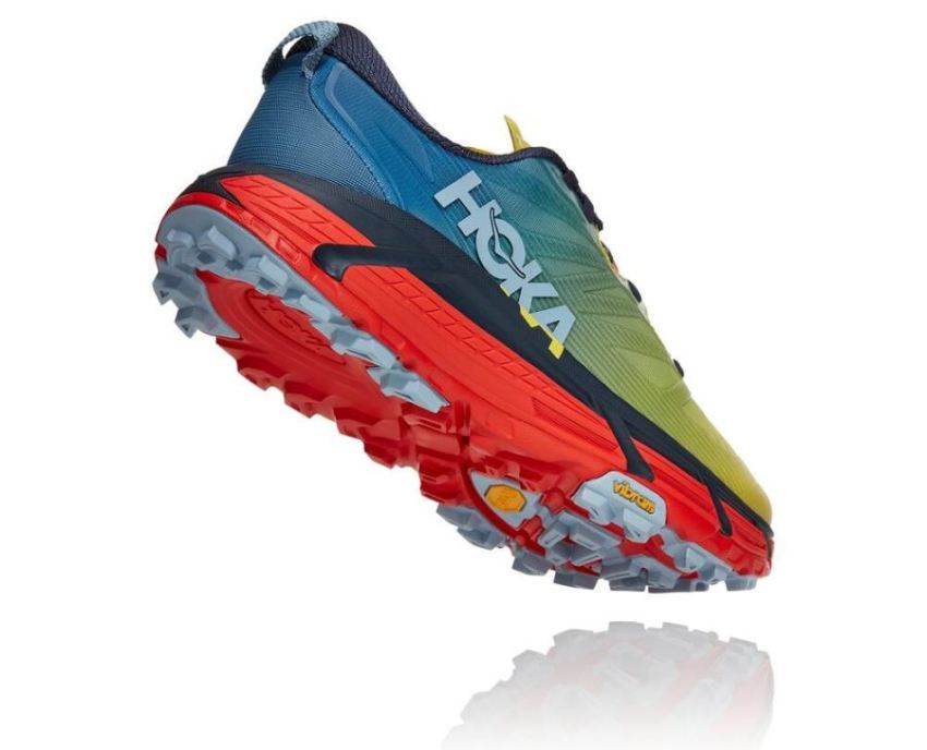 HOKA ONE ONE Mafate Speed 3 for Men Provincial Blue / Fiesta