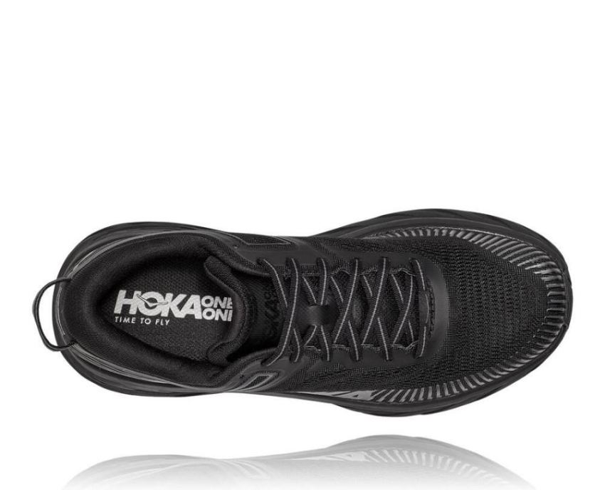 HOKA ONE ONE Bondi 7 for Men Black / Black