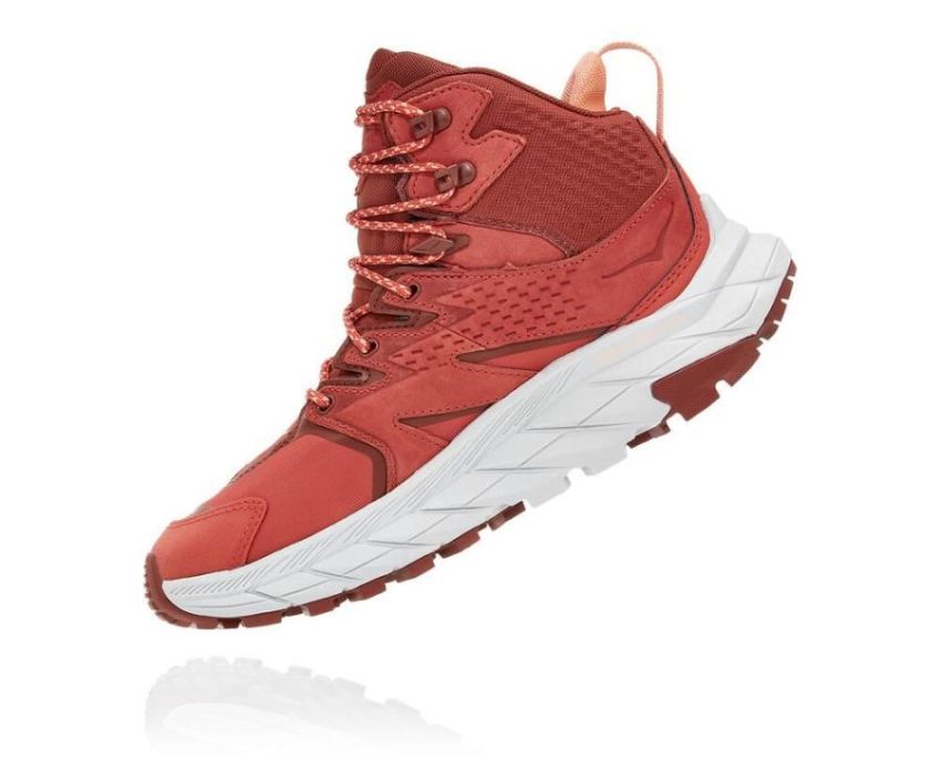 HOKA ONE ONE Anacapa Mid GORE-TEX for Women Hot Sauce / Cherry M