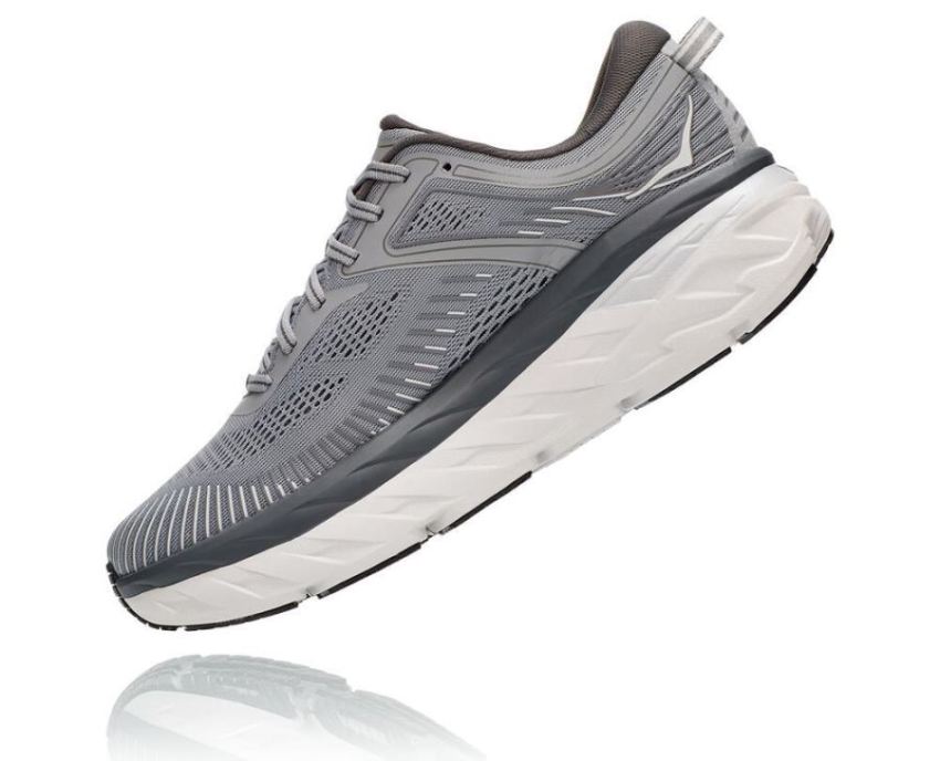 HOKA ONE ONE Bondi 7 for Men Wild Dove / Dark Shadow