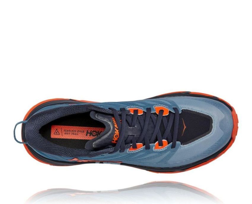 HOKA ONE ONE Mafate Speed 3 for Men Provincial Blue / Carrot