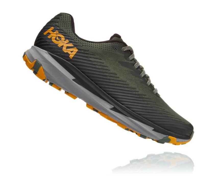 HOKA ONE ONE Torrent 2 for Men Thyme / Golden Yellow