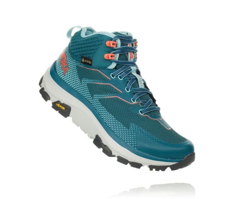 HOKA ONE ONE Toa GORE-TEX for Women Dragonfly / Aqua Haze - Click Image to Close