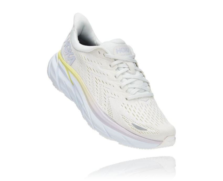 HOKA ONE ONE Clifton 8 for Men Blanc De Blanc / Bright White