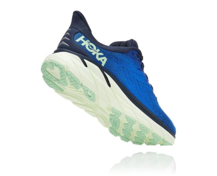 HOKA ONE ONE Clifton 8 for Women Dazzling Blue / Outer Space