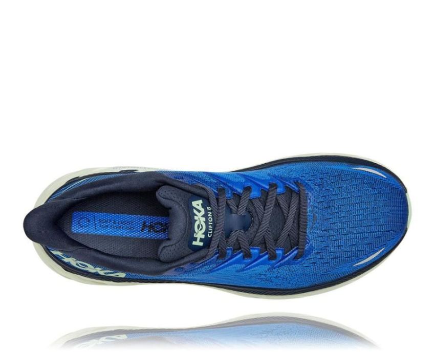 HOKA ONE ONE Clifton 8 for Women Dazzling Blue / Outer Space