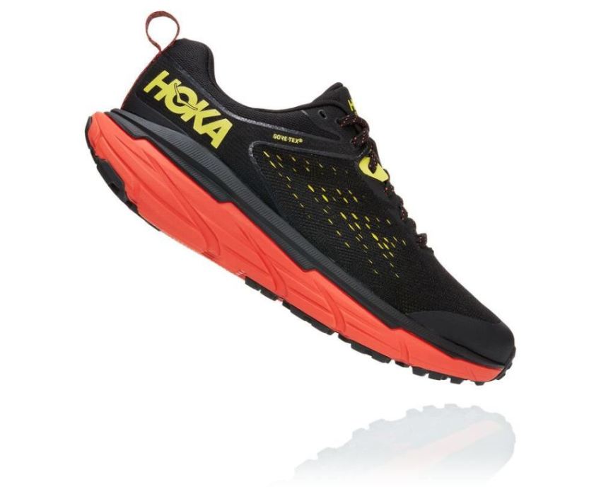 HOKA ONE ONE Challenger ATR 6 GORE-TEX for Men Black / Green She