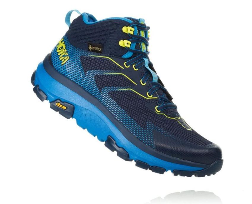 HOKA ONE ONE Toa GORE-TEX for Men Black Iris / Blue