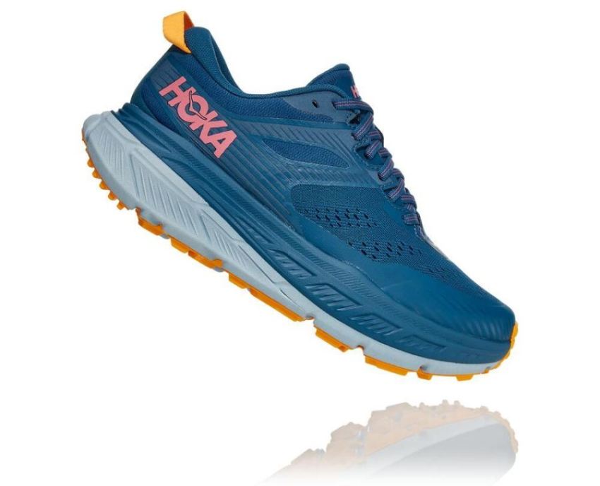 HOKA ONE ONE Stinson Atr 6 for Women Moroccan Blue / Saffron