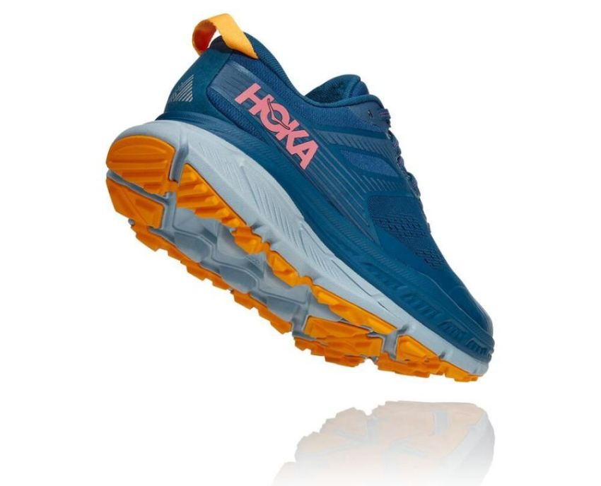 HOKA ONE ONE Stinson Atr 6 for Women Moroccan Blue / Saffron