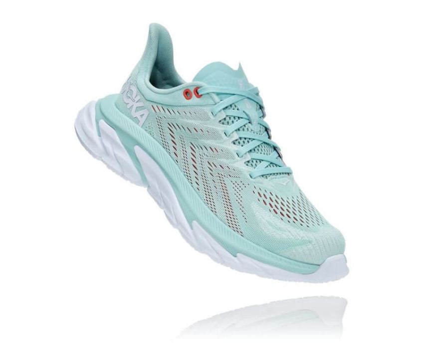 HOKA ONE ONE Clifton Edge for Women Eggshell Blue / White