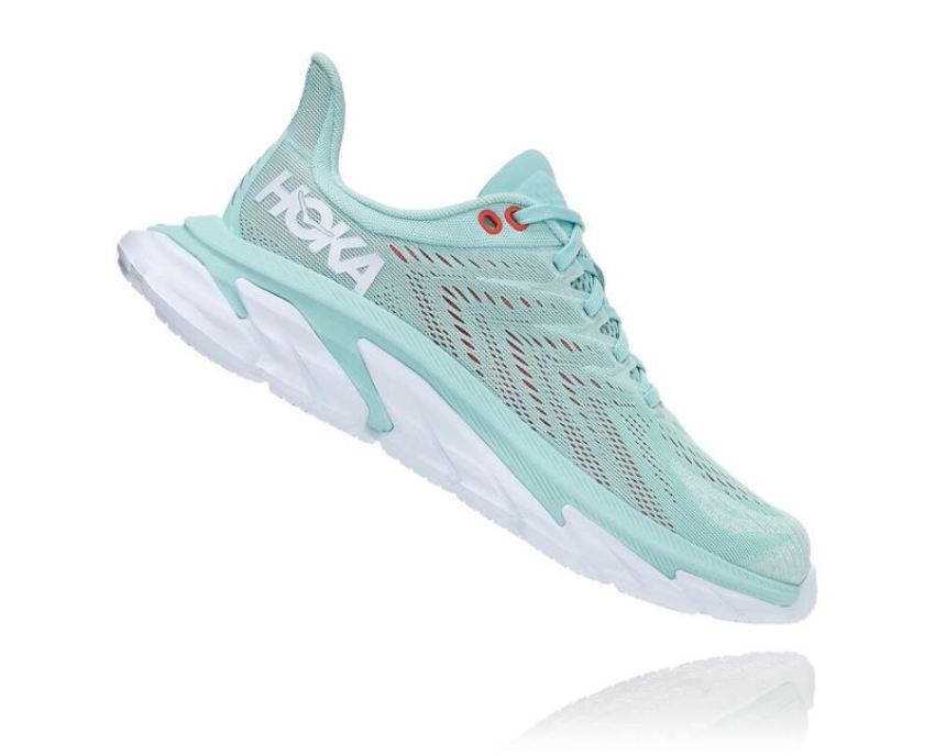 HOKA ONE ONE Clifton Edge for Women Eggshell Blue / White