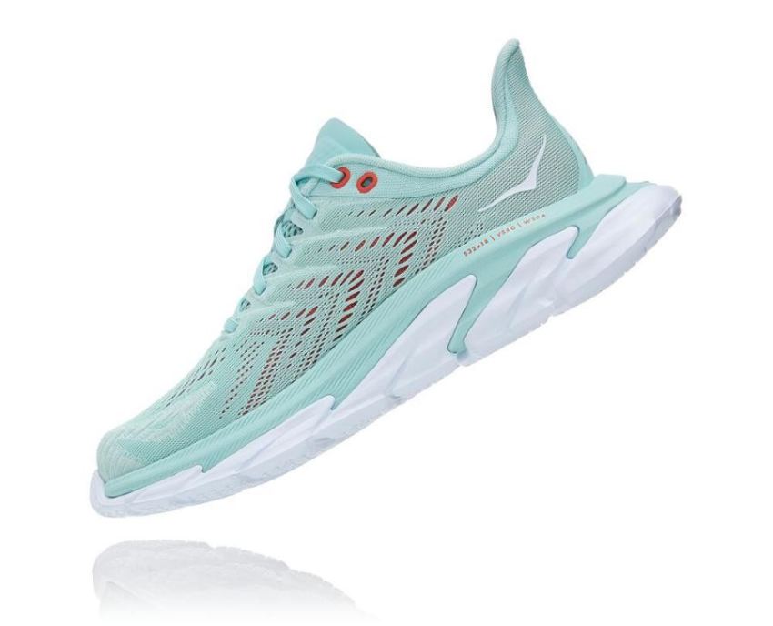 HOKA ONE ONE Clifton Edge for Women Eggshell Blue / White