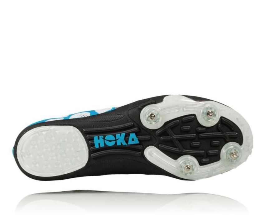 Women's Rocket LD Track Spikes White / Cyan