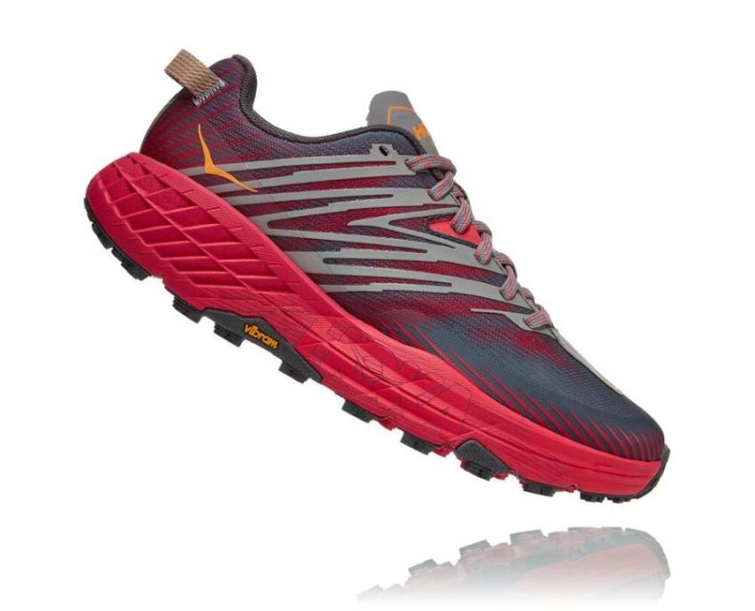 HOKA ONE ONE Speedgoat 4 for Women Castlerock / Paradise Pink