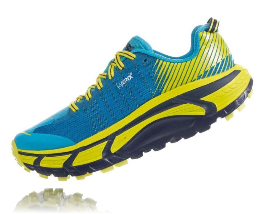 HOKA ONE ONE EVO Mafate 2 for Women Cyan / Citrus