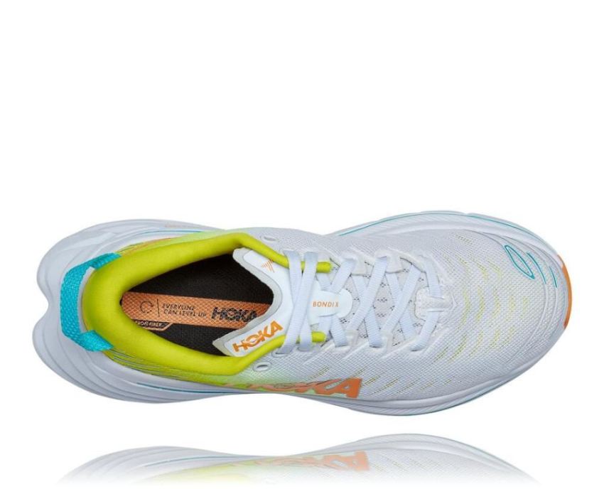 HOKA ONE ONE Bondi X for Women White / Evening Primrose