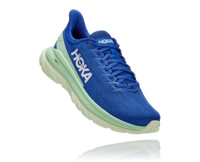 Mach 4 Running Shoe Dazzling Blue / Green Ash - Click Image to Close