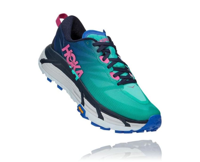 HOKA ONE ONE Mafate Speed 3 for Women Dazzling Blue / Atlantis - Click Image to Close