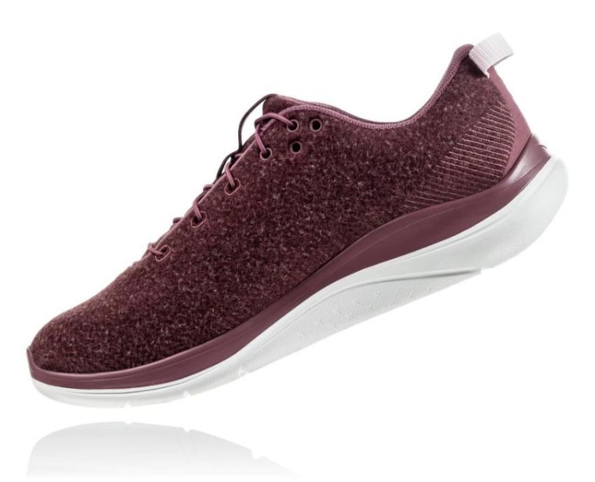 HOKA ONE ONE Hupana Flow Wool for Women Rose Brown / Evening San