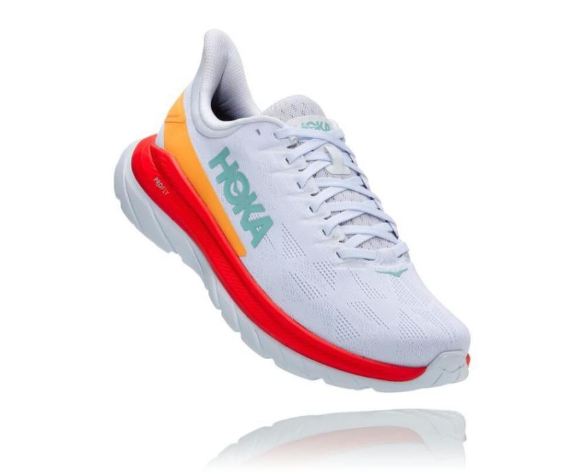 Mach 4 Running Shoe White / Fiesta - Click Image to Close