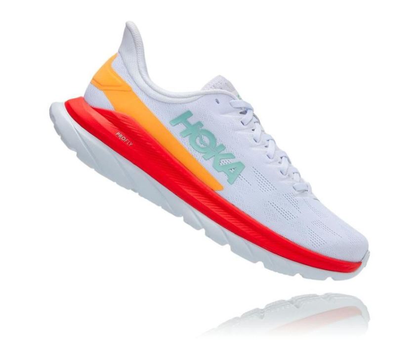 Mach 4 Running Shoe White / Fiesta