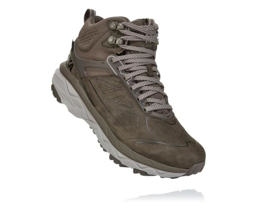 HOKA ONE ONE Challenger Mid GORE-TEX for Women Major Brown / Hea - Click Image to Close