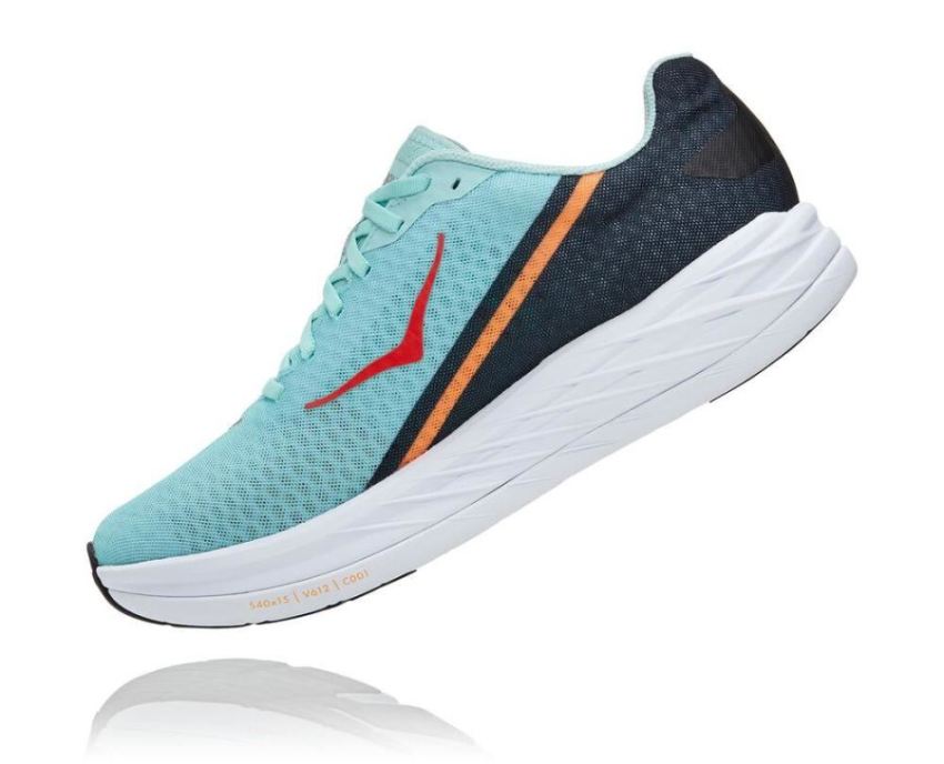 Rocket X All Gender Running Shoe Eggshell Blue / Black