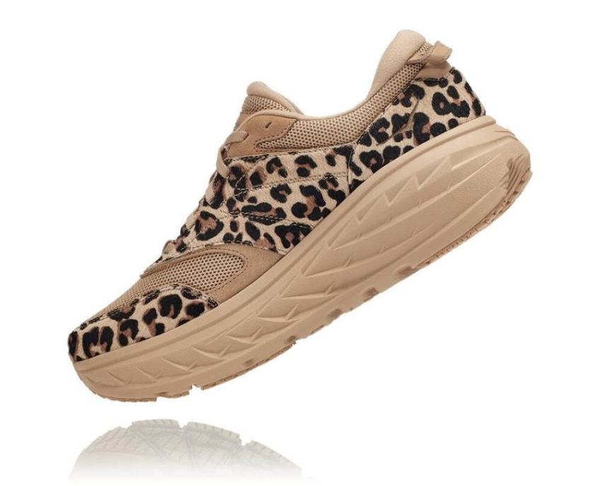 HOKA ONE ONE Hoka X Eg Bondi L Sand Leopard Print