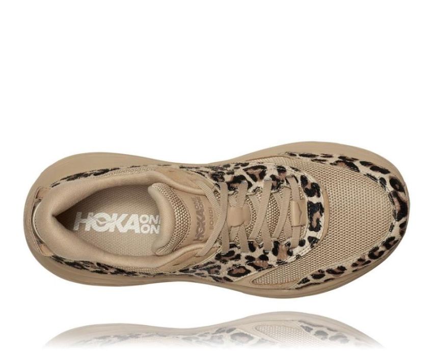 HOKA ONE ONE Hoka X Eg Bondi L Sand Leopard Print