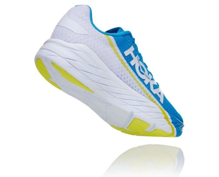 Rocket X All Gender Running Shoe White / Diva Blue