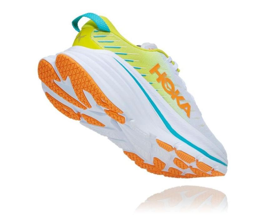 HOKA ONE ONE Bondi X for Men White / Evening Primrose