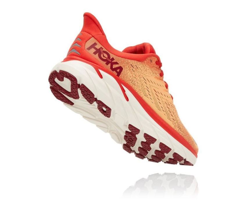 HOKA ONE ONE Clifton 8 for Women Fiesta / Blazing Orange