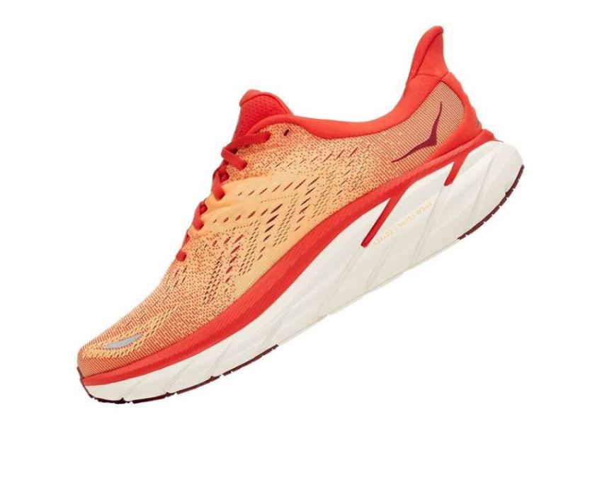 HOKA ONE ONE Clifton 8 for Women Fiesta / Blazing Orange