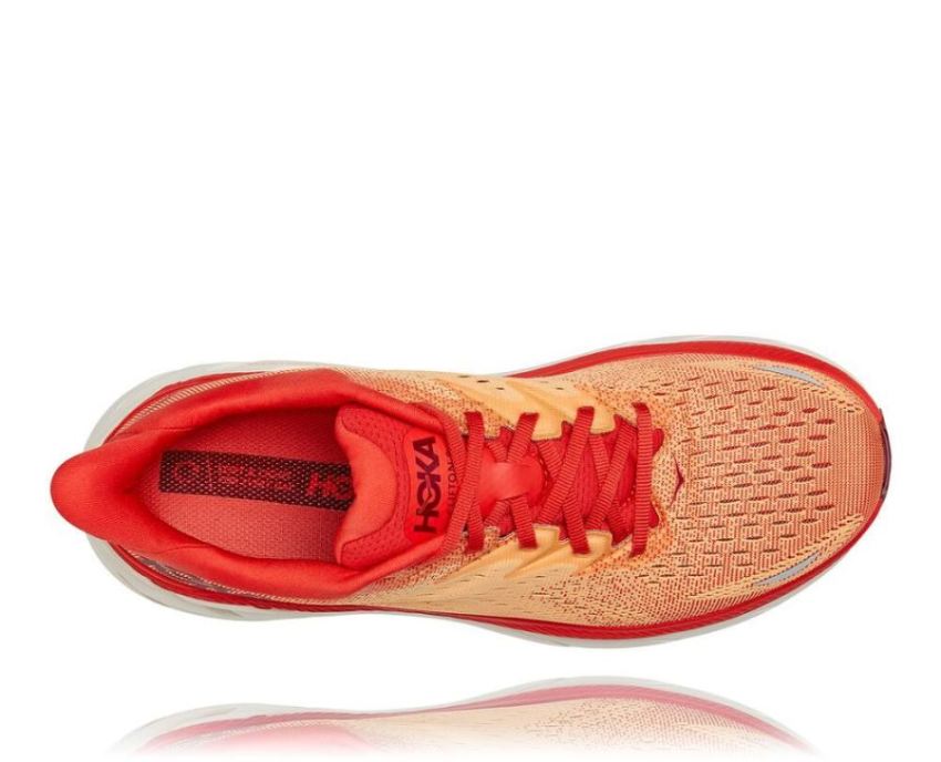 HOKA ONE ONE Clifton 8 for Women Fiesta / Blazing Orange