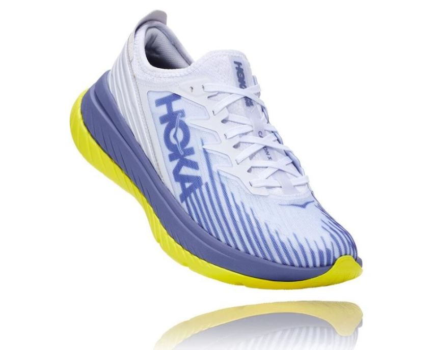 Carbon X-SPE All Gender Distance Running Shoe White / Blue Ice