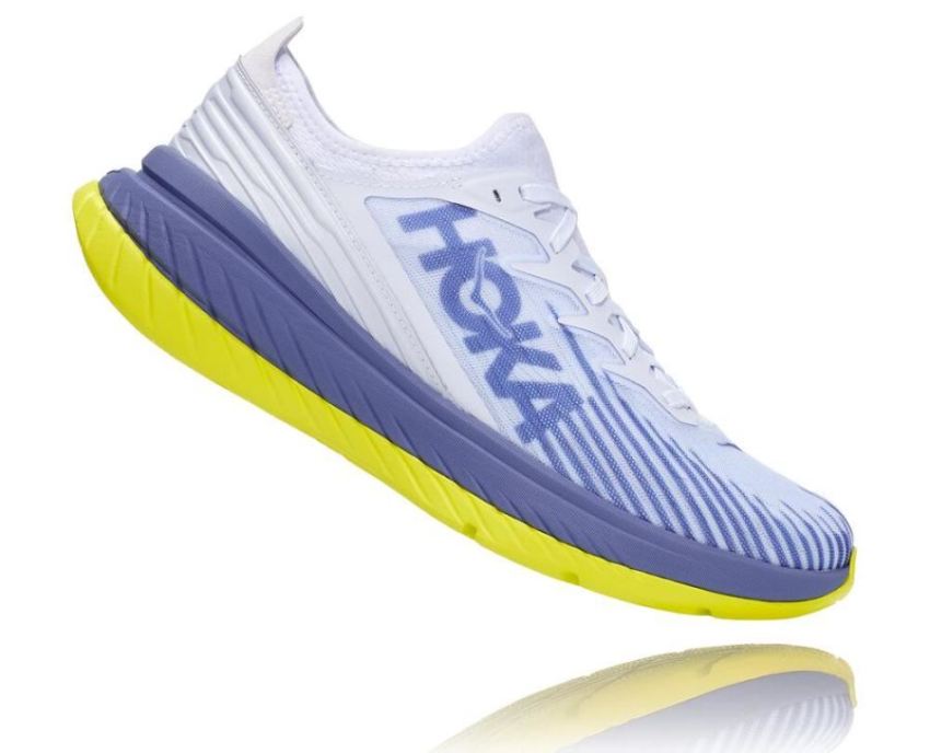 Carbon X-SPE All Gender Distance Running Shoe White / Blue Ice