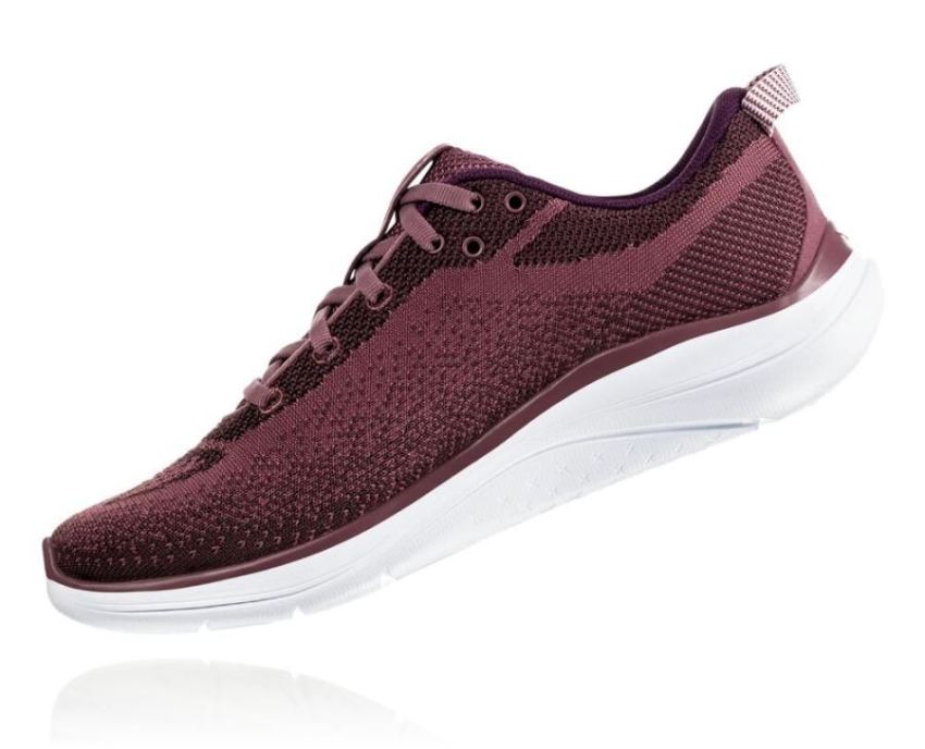 HOKA ONE ONE Hupana Flow for Women Rose Brown / Deep Mahogany