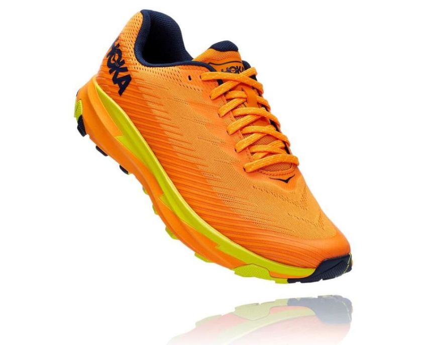 HOKA ONE ONE Torrent 2 for Men Bright Marigold / Evening Primros - Click Image to Close