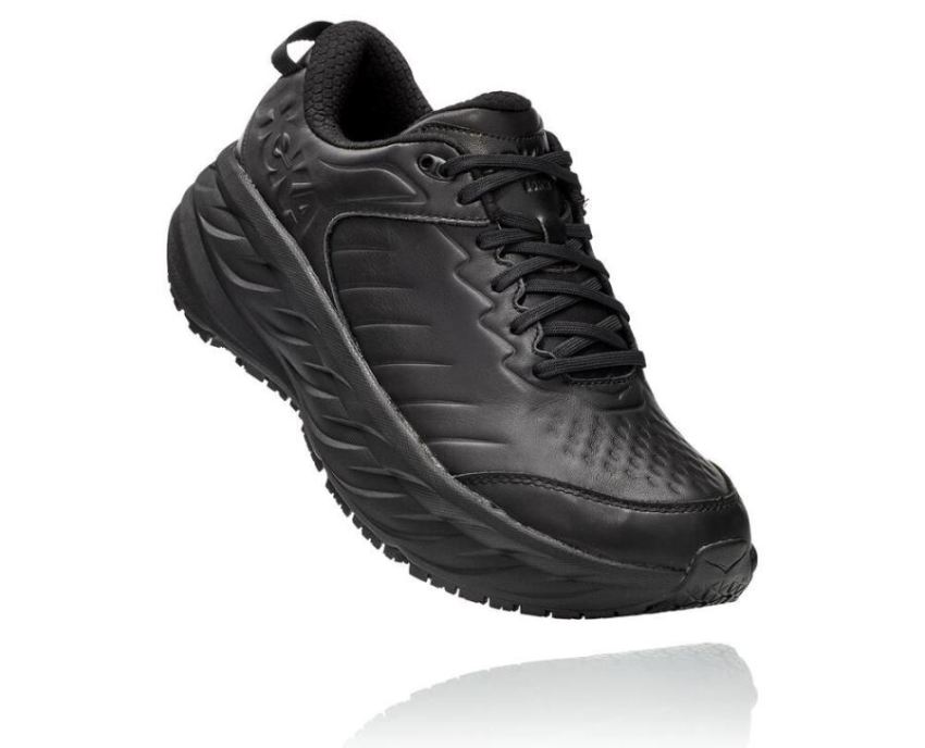 HOKA ONE ONE Bondi Sr for Men Black / Black - Click Image to Close