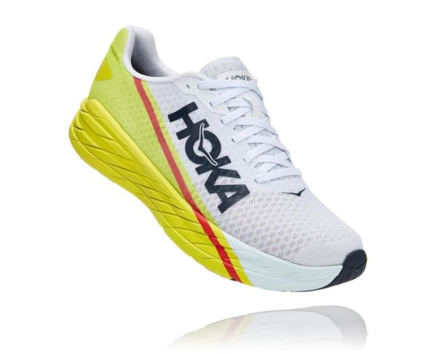 Rocket X All Gender Running Shoe White / Evening Primrose - Click Image to Close