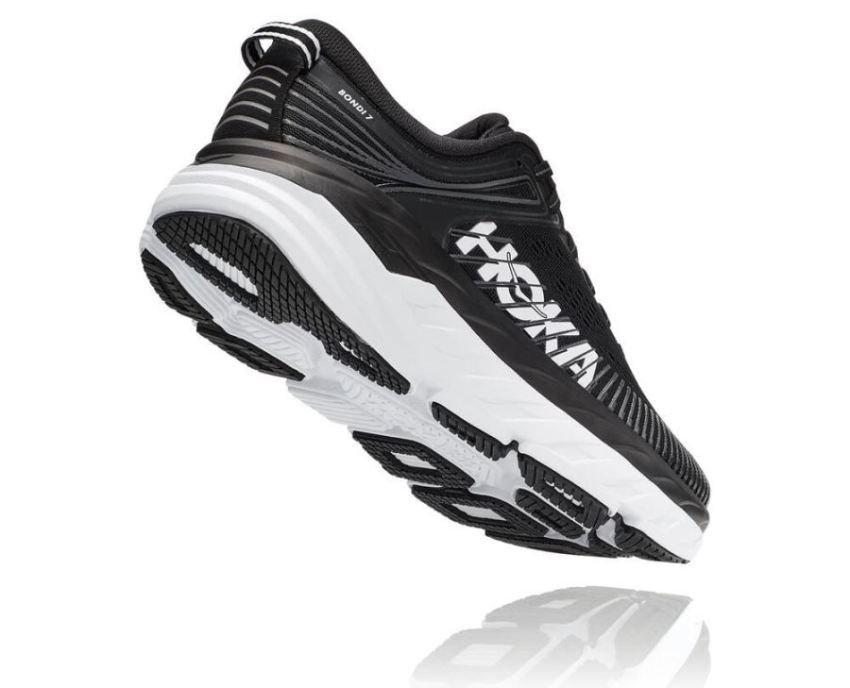 HOKA ONE ONE Bondi 7 for Men Black / White