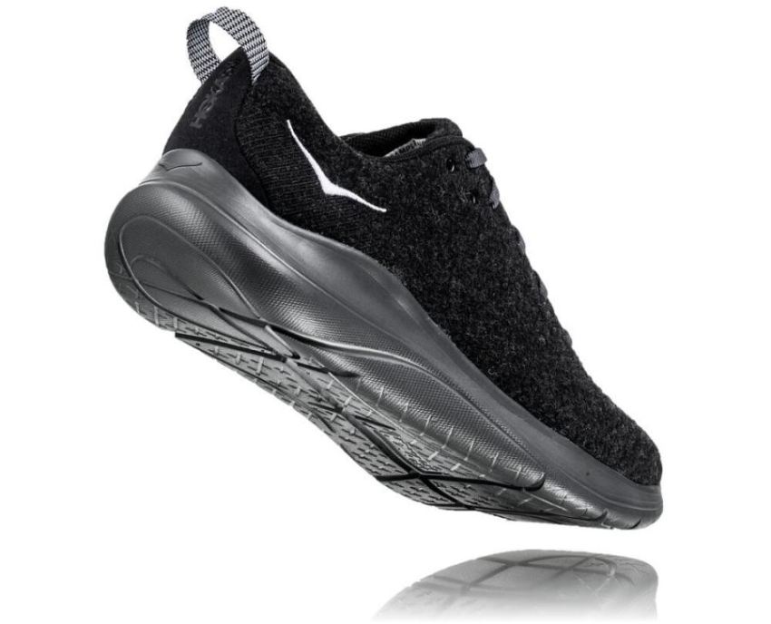 HOKA ONE ONE Hupana Flow Wool for Men Black / Dark Shadow