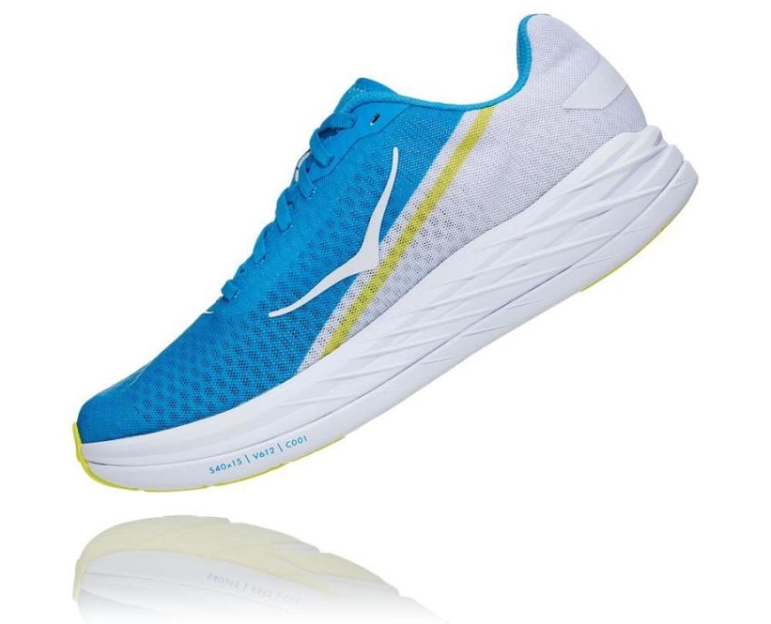 Rocket X All Gender Running Shoe White / Diva Blue