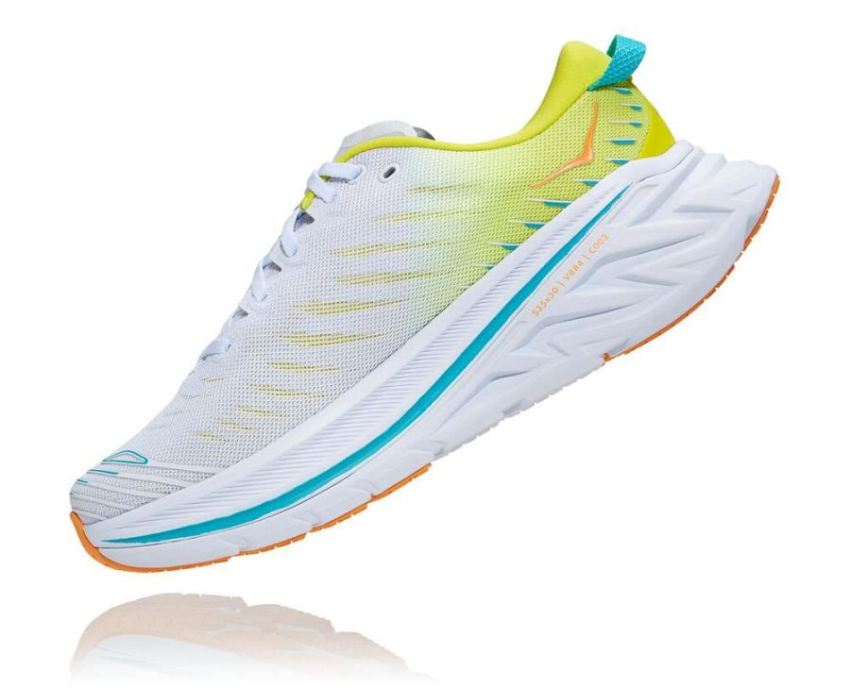 HOKA ONE ONE Bondi X for Men White / Evening Primrose