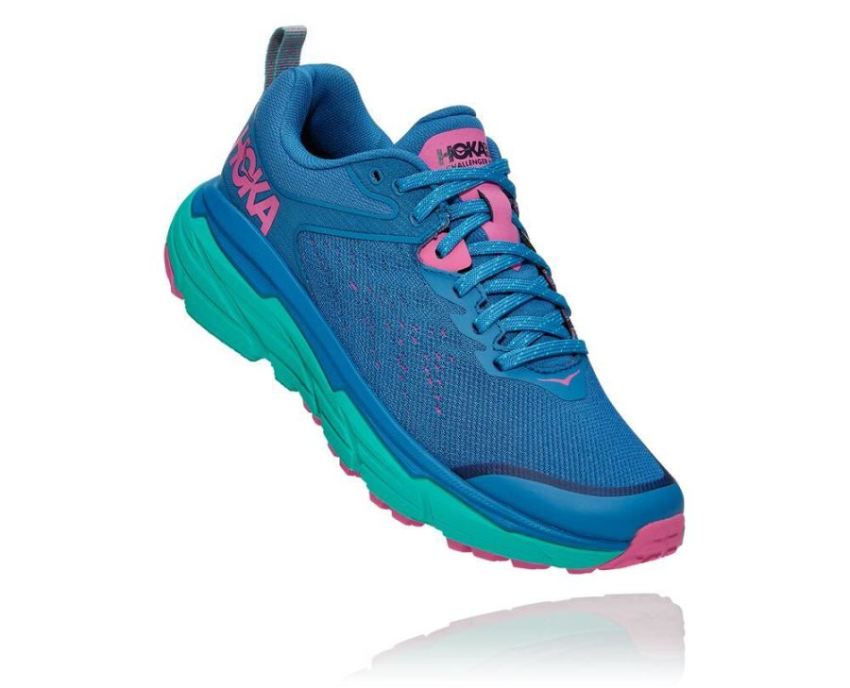 HOKA ONE ONE Challenger ATR 6 for Women Vallarta Blue / Atlantis - Click Image to Close