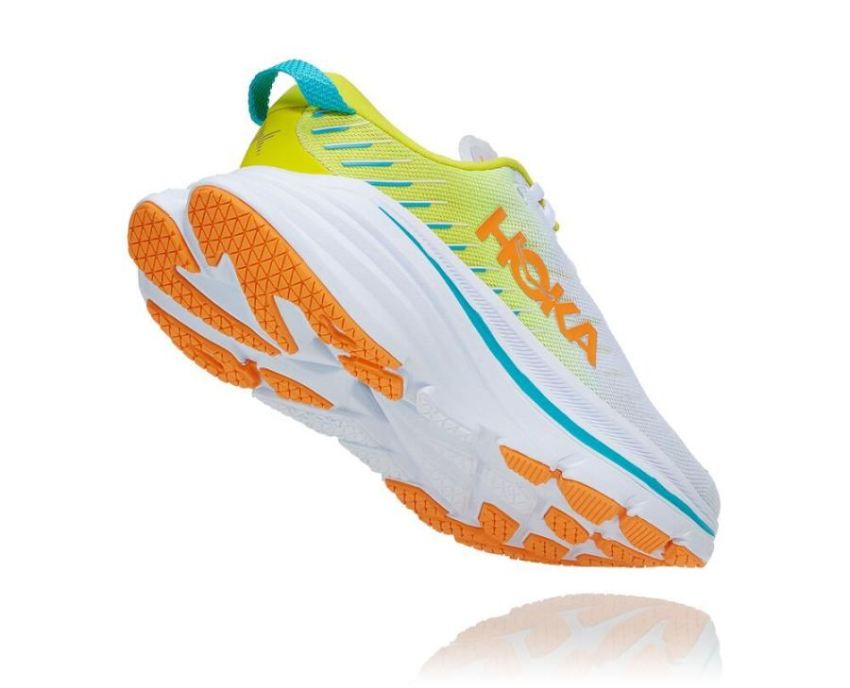 HOKA ONE ONE Bondi X for Women White / Evening Primrose