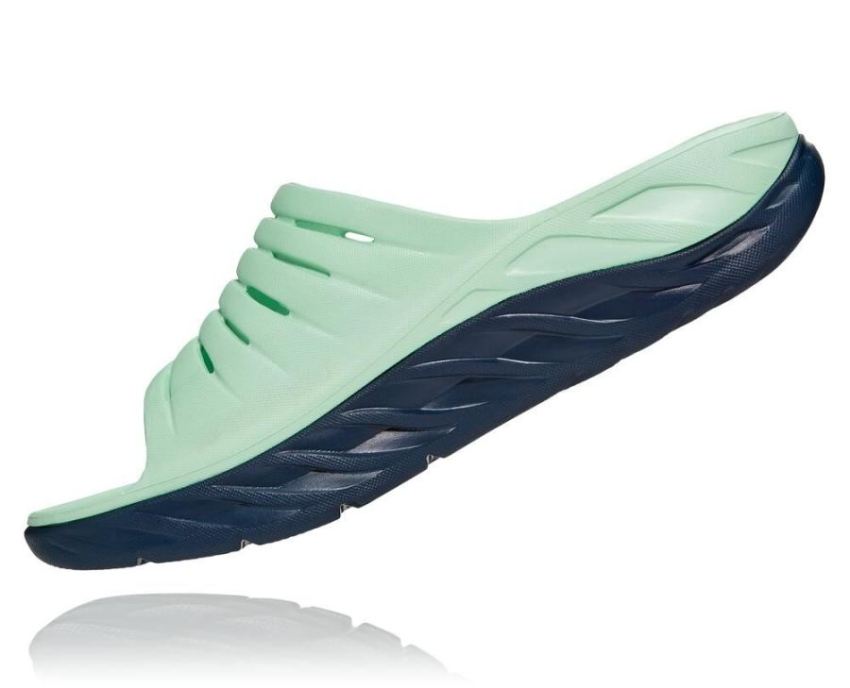 Men's ORA Recovery Slide 2 Green Ash / Outer Space